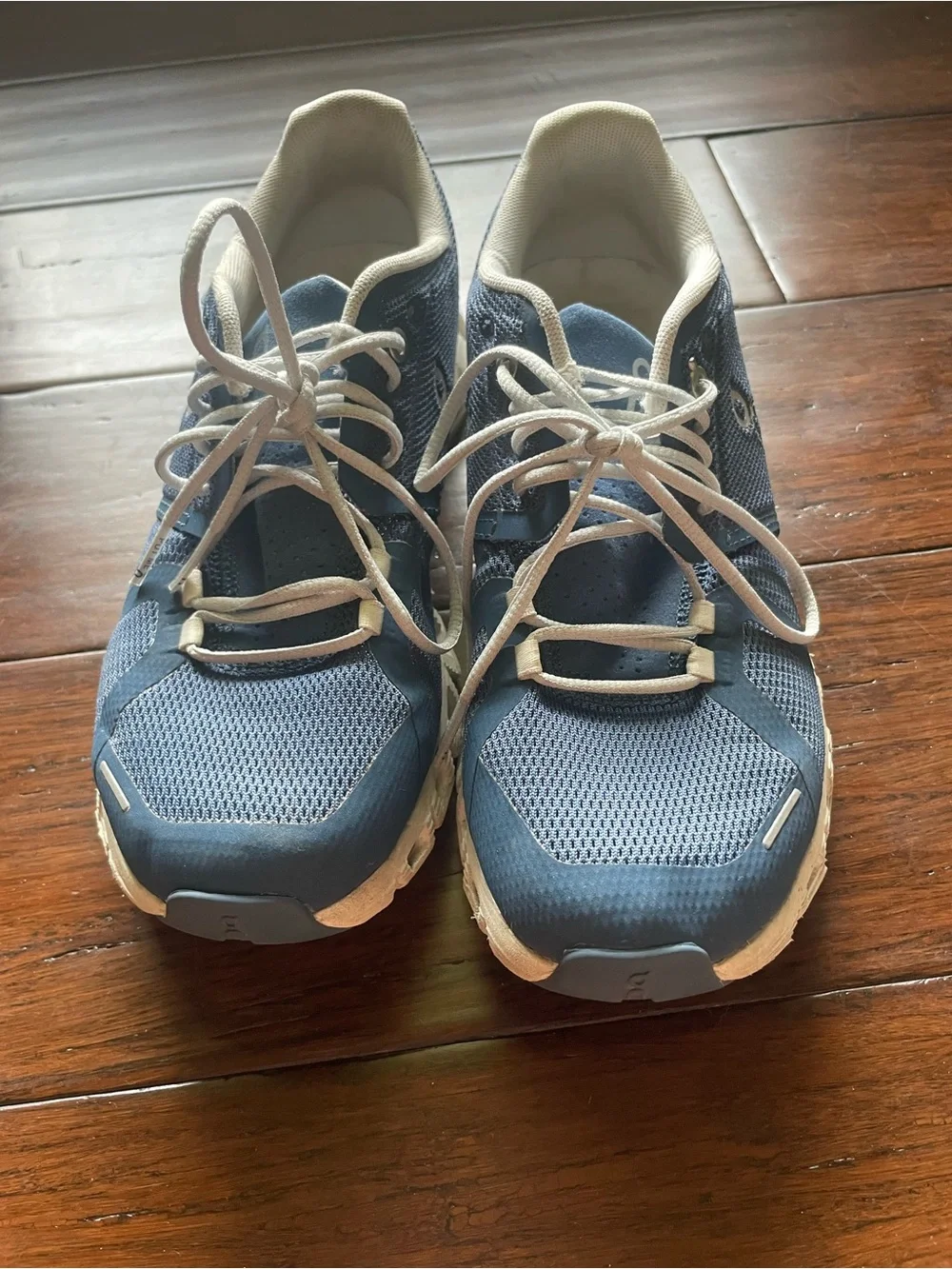 On Running Men's Cloudnova Navy and White Athletic Shoes